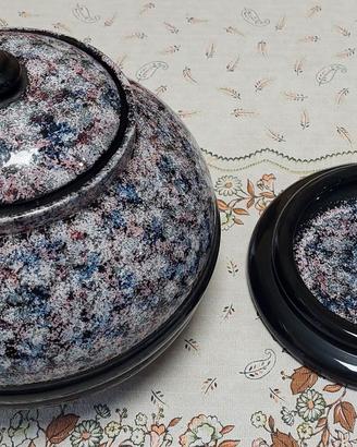 CENTROTAVOLA IN MAJOLICA DIPINTA A MANO