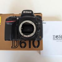 Nikon D610 (con scatola e manuale )