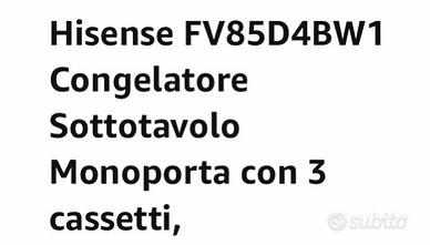 Congelatore HISENSE FV85D4BW1