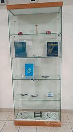 Vetrina / vetrinetta, 5 ripiani, con chiave