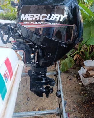 Motore Mercury 20 CV e carrello MTA