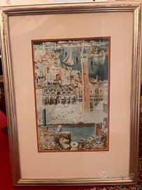 Quadro Acquaforte Galeazzo Viganò Venezia