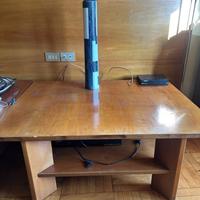 Tavolini bassi in legno / mobili TV – 2 pezzi, sol