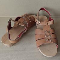 Sandali in pelle fatte a mano n. 42