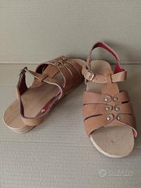 Sandali in pelle fatte a mano n. 42