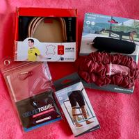 Kit sport corda, elastici pilates, asciugamano