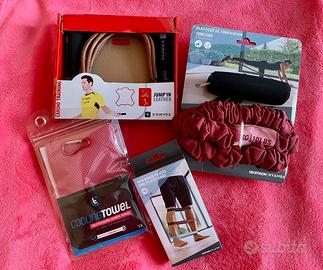 Kit sport corda, elastici pilates, asciugamano
