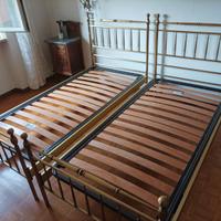 LETTI IN OTTONE  GEMELLI