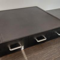 porta capsule/cialde con 3 cassetti 