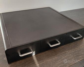 porta capsule/cialde con 3 cassetti 