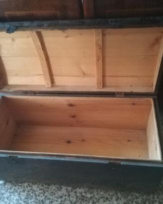 baule in legno vintage