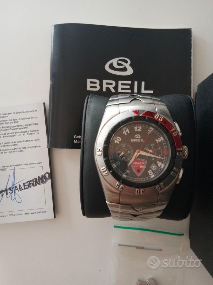 Boîte Originale Breil Ducati Corse Années 2000 - Occasion Rare - En Carbone Et Similicuir