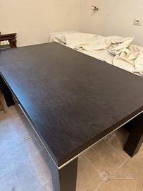 Tavolo York Rovere Grigio 160-90/260