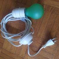 Luce Verde con cavo 3,5mt e interruttore