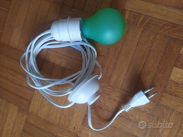 Luce Verde con cavo 3,5mt e interruttore