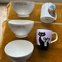 5 pezzi in porcellana / ceramica