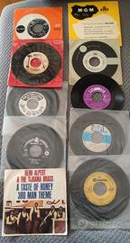 lotto n.10 dischi 45 giri musica internazionale 