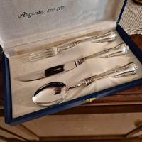 Set posate argento 800 Solingen 