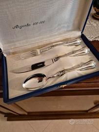 Set posate argento 800 Solingen 