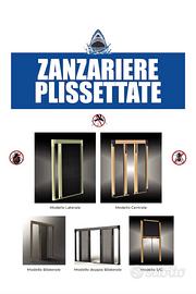 Zanzariere Plissettate su Misura - Fornitura e Mon