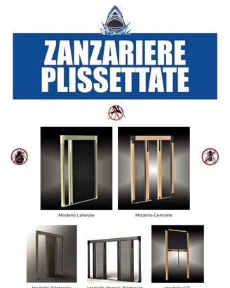 Zanzariere Plissettate su Misura - Fornitura e Mon