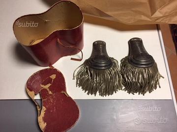 Spalline in argento da Grande Uniforme + Scatola