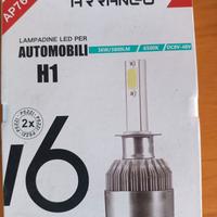 Coppia lampadine a led H1