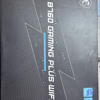 Scheda Madre MSI B760 Gaming Plus WiFi