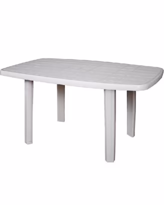 Tavolo in plastica da esterno/interno 140x80x72