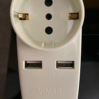 VIMAR ADATTATORE MULTIPLO 10A - 2 USB