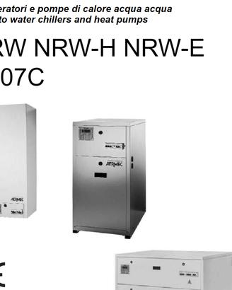 Refrigeratore acqua-acqua Aermec