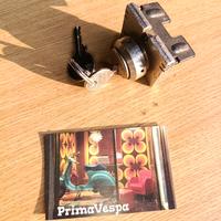 serratura bloccasterzo originale vespa faro basso