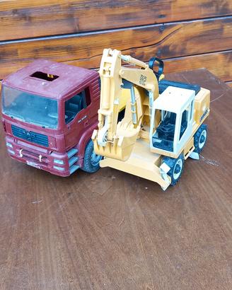 Bruder camion man e ruspa 02751