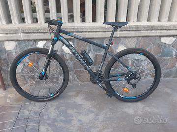 Bici Mtb BTWIN ST 120 nero-azzurro 27,5"