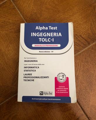 Alpha Test, TOLC-I, Manuale di Preparazione