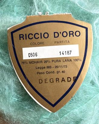 Filato Mohair e Lana - 6 Matasse da 40g