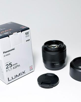 Panasonic Lumix G 25mm f/1.7 ASPH (micro 4/3)