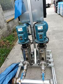 Gruppo pressurizzazione 2 pompe tot 8 kW, inverter