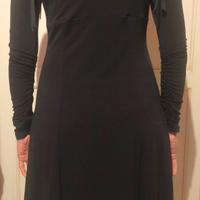 vestito mezza stagione nero corto