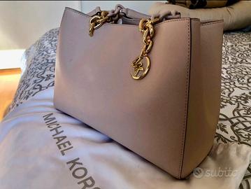 "Borsa Michael Kors Jet Set Travel rosa cipria"