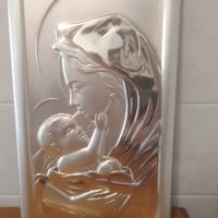 Quadro  Madonna placcato argento 