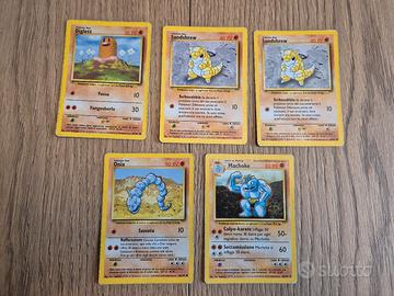 carte pokemon set base energia combattimento
