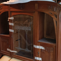 Credenza primi '900  lavorata e intarsiata