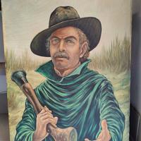 ARNALDO FAITANINI QUADRO 50X70 CACCIATORE