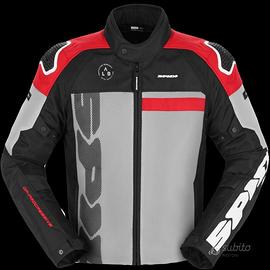 GIACCA SPIDI PROGRESSIVE NET WINDOUT NERO/ROSSO
