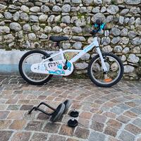 Bicicletta Bimbo/a B'Twin 16" Inuit 100 + Rotelle 
