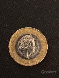 Moneta Elizabeth 2 anno 2016 one pound