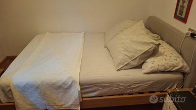 letto alla francese materasso e testiera