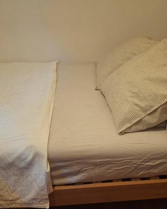 letto alla francese materasso e testiera