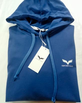 Felpa con Cappuccio Emporio Jeans - Nuova